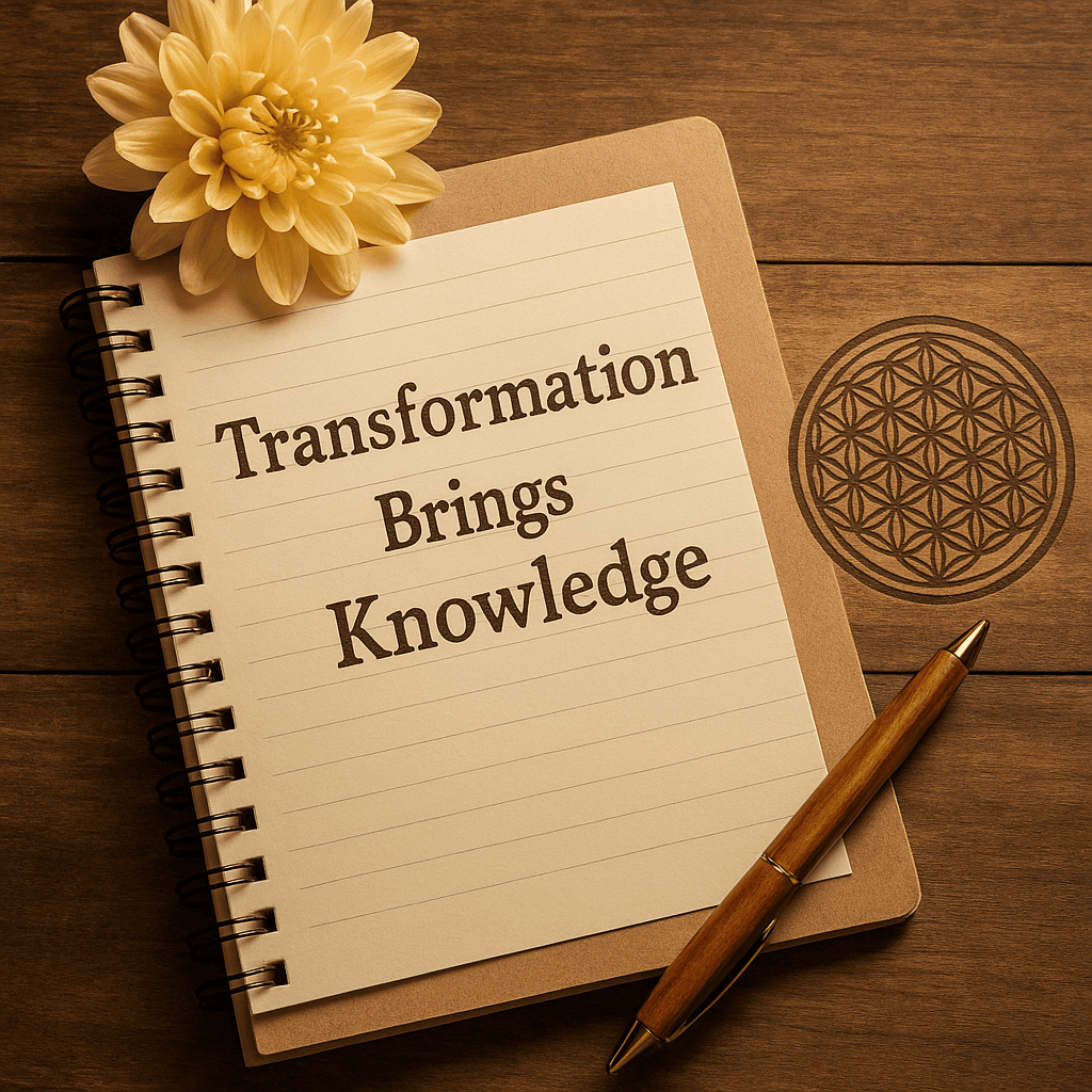 Veränderung bringt Wissen - Transformation Brings Knowledge