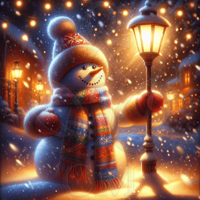 Der Schneemann, der das Licht bewachte