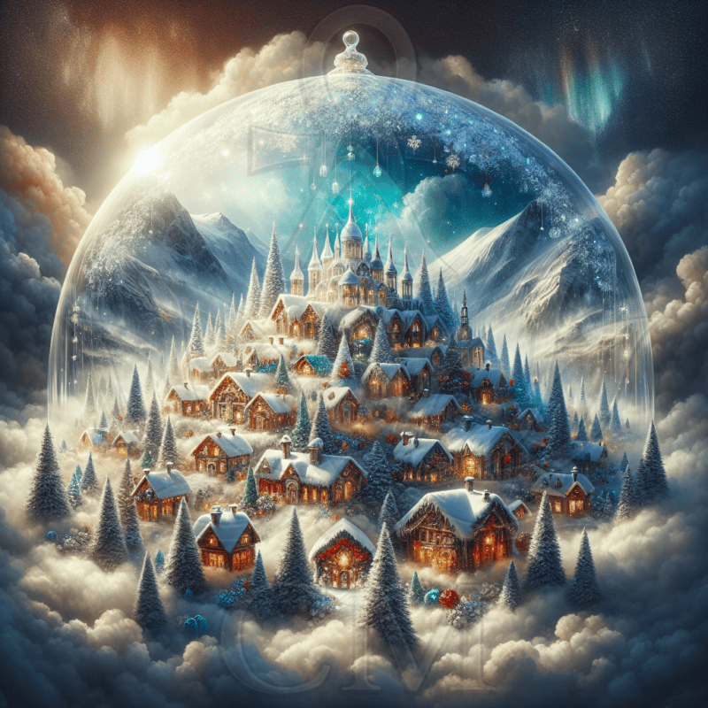 Das Dorf in der Schneekugel